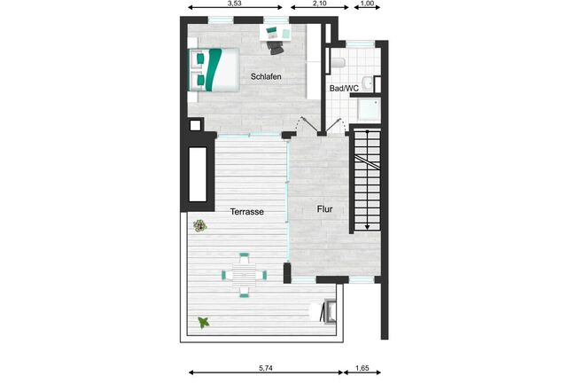 Grundriss DG