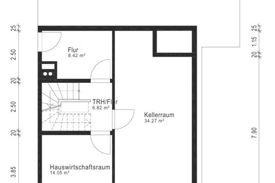 Grundriss Keller