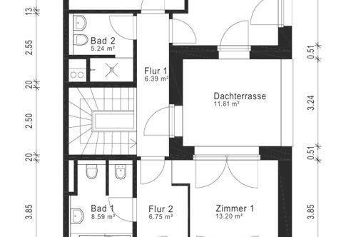 Grundriss Obergeschoss